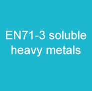Connecting material EN71-3 soluble heavy metals